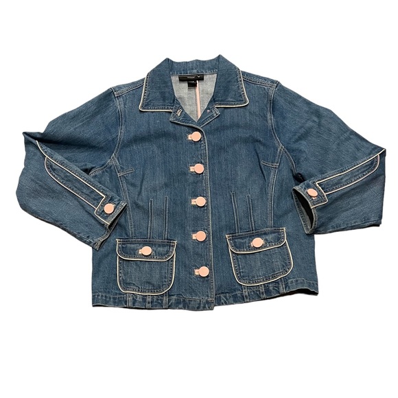 Venezia Jackets & Blazers - VENEZIA Denim Jean Jacket. Size 14/16.   BL/RD5